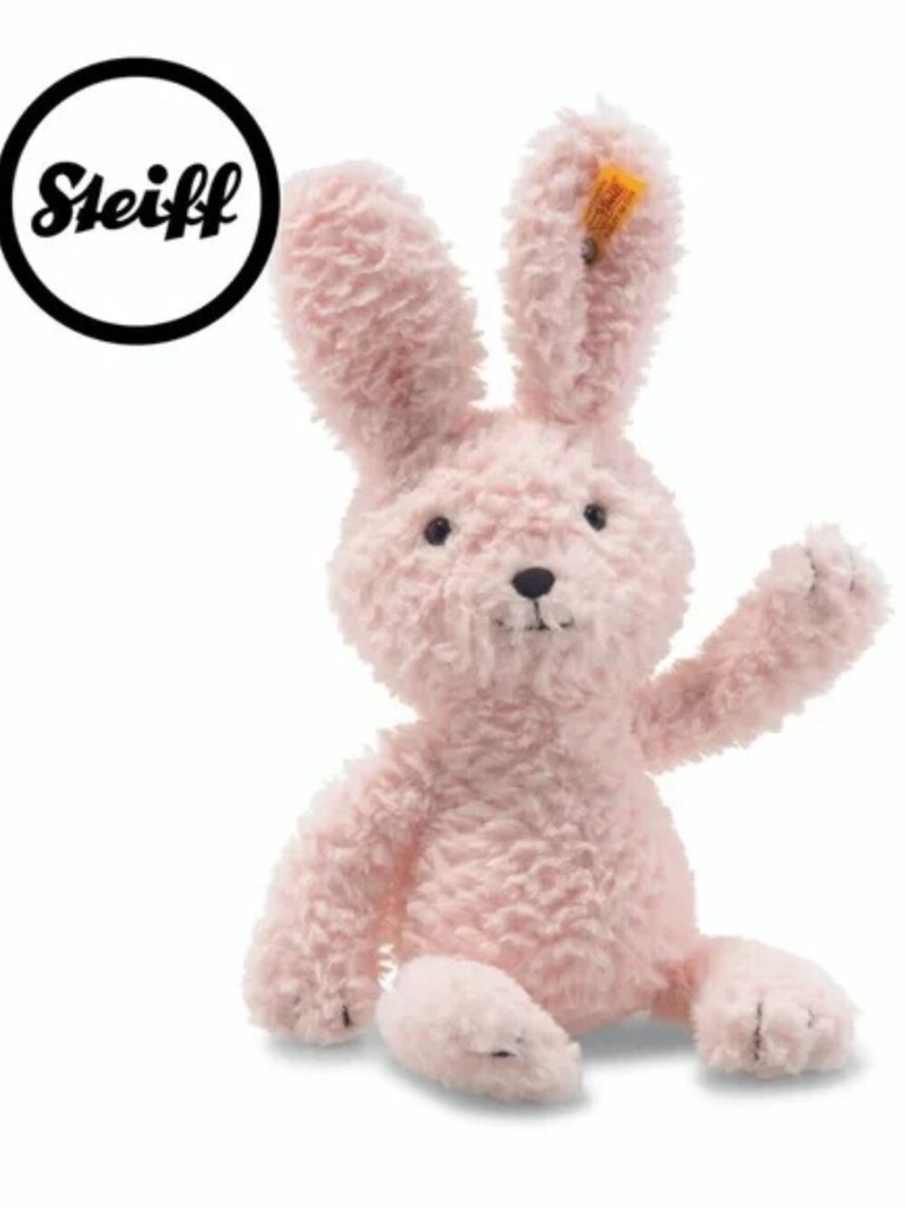 Stieff | Plush Pink Bunny Cuddly Friends Candy Rabbit | Size 11”